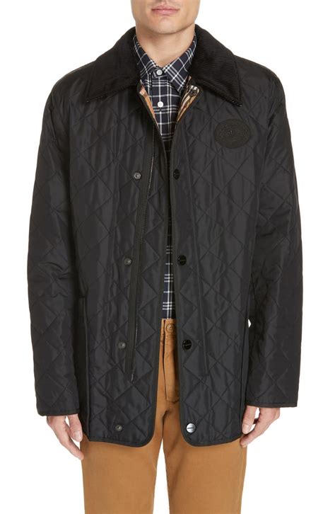 burberry jacket men's nordstrom|quilted Burberry jacket outlet store.